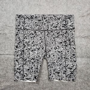lululemon athletica Black and White Athletic Shorts